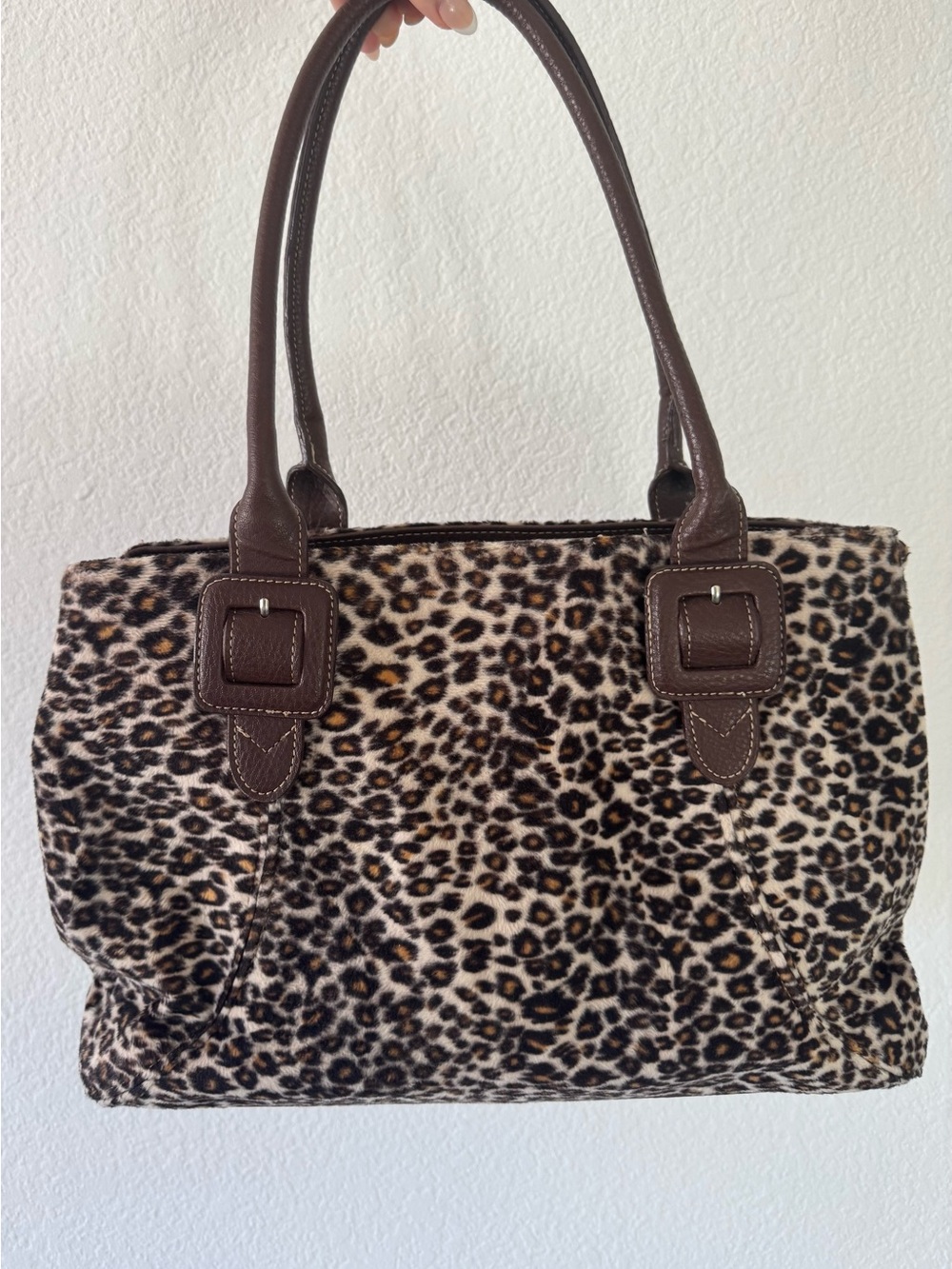 Liz Claiborne Leopard Print Shoulder Bag
